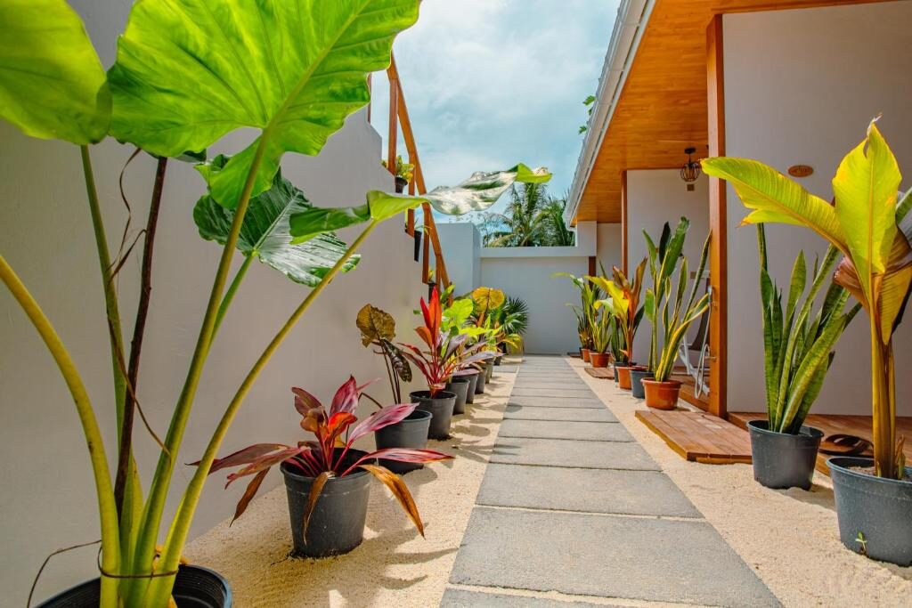 Unterkunft Außenansicht auf Dhigurah